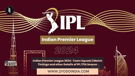 Indian Premier League 2024 Prediction, Tips and Odds .